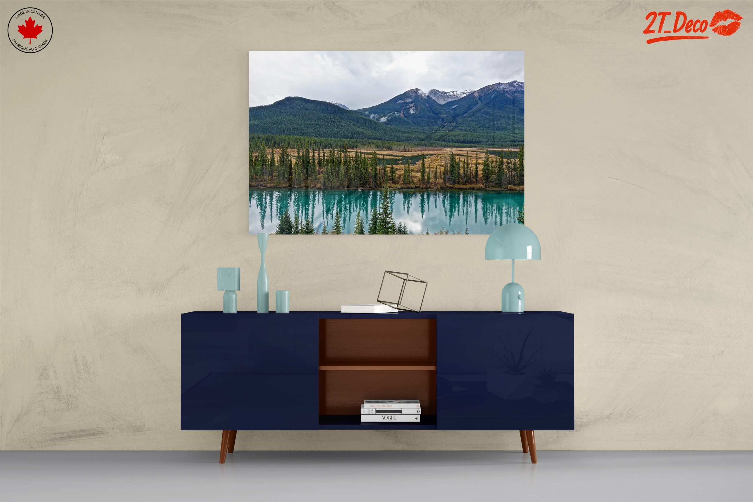 Serene Nature Landscape with Mountains and River 2 - Image 8