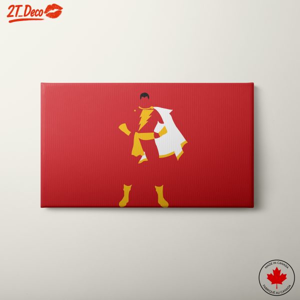 Shazam Superhero Abstract Art