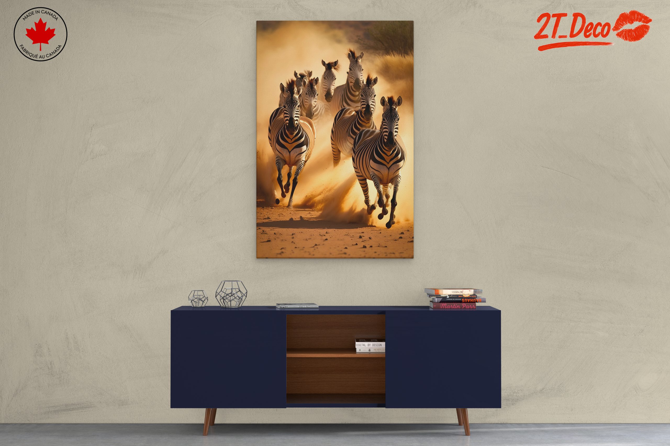 Dynamic Herd of Galloping Zebras - Image 3