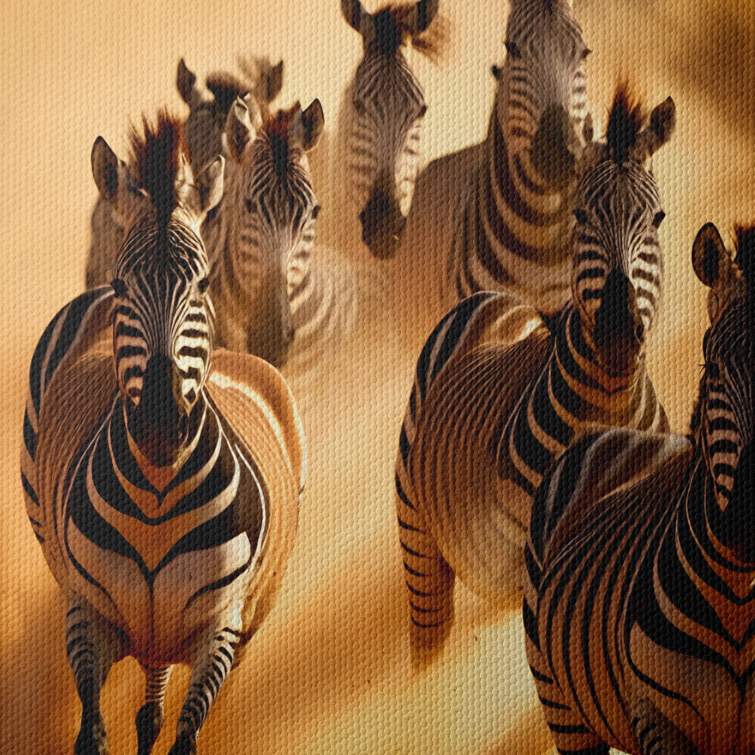 Dynamic Herd of Galloping Zebras - Image 4