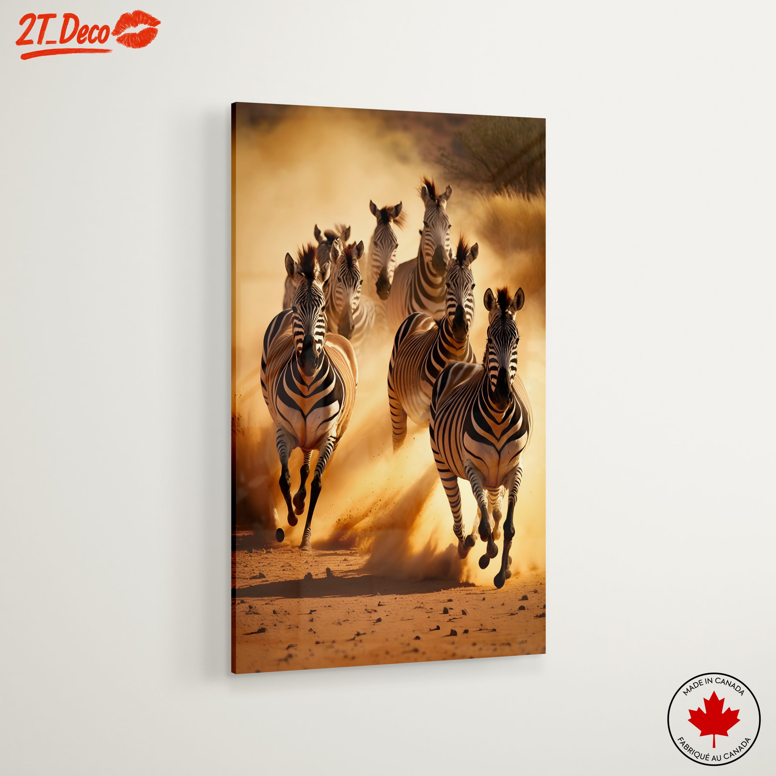 Dynamic Herd of Galloping Zebras - Image 6