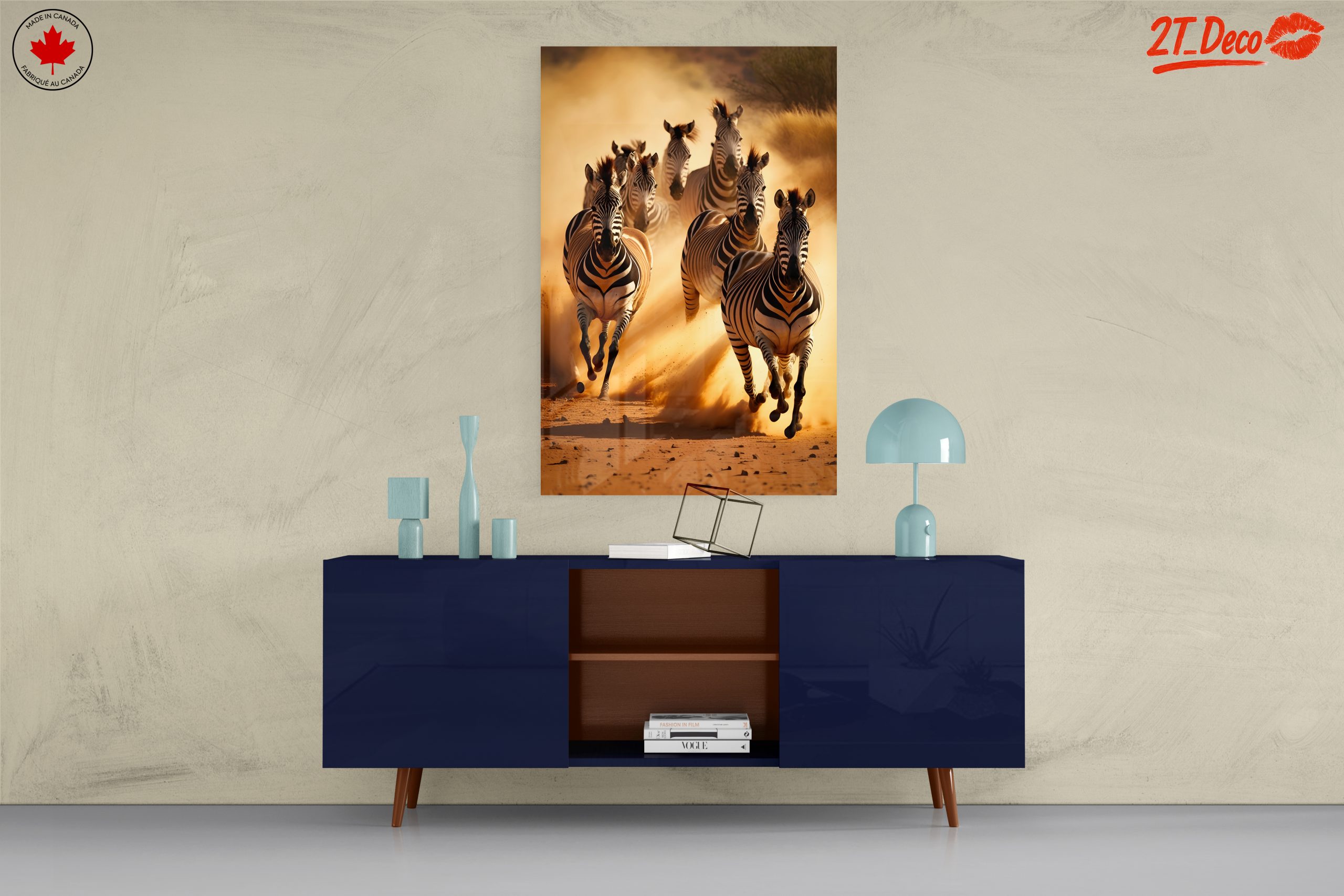 Dynamic Herd of Galloping Zebras - Image 8