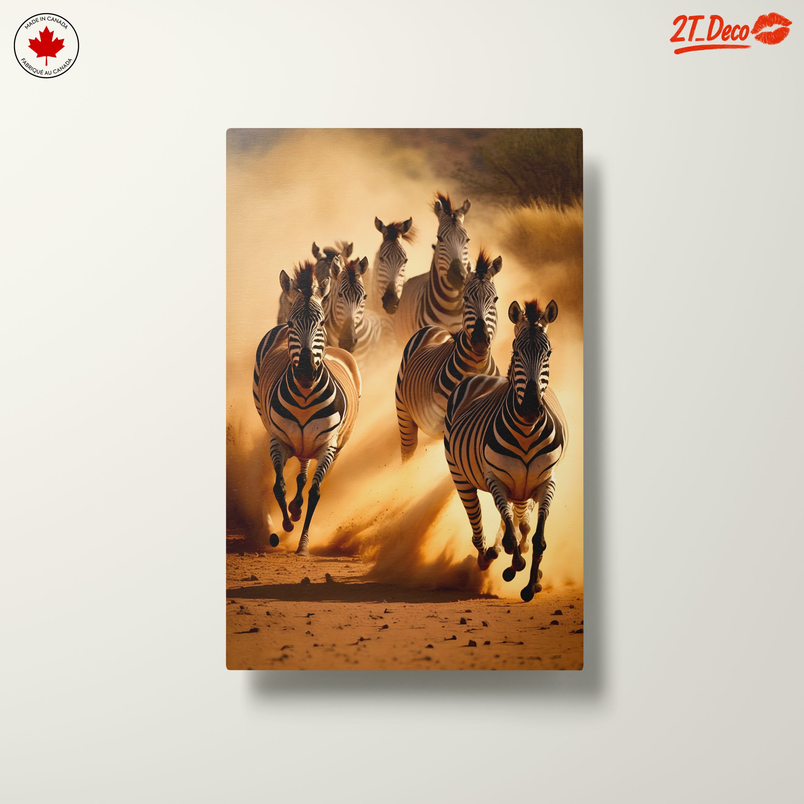Dynamic Herd of Galloping Zebras - Image 10