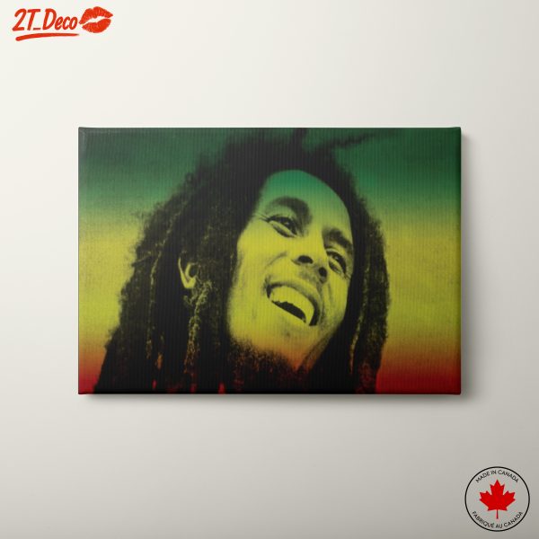 Vibrant Bob Marley Music Art