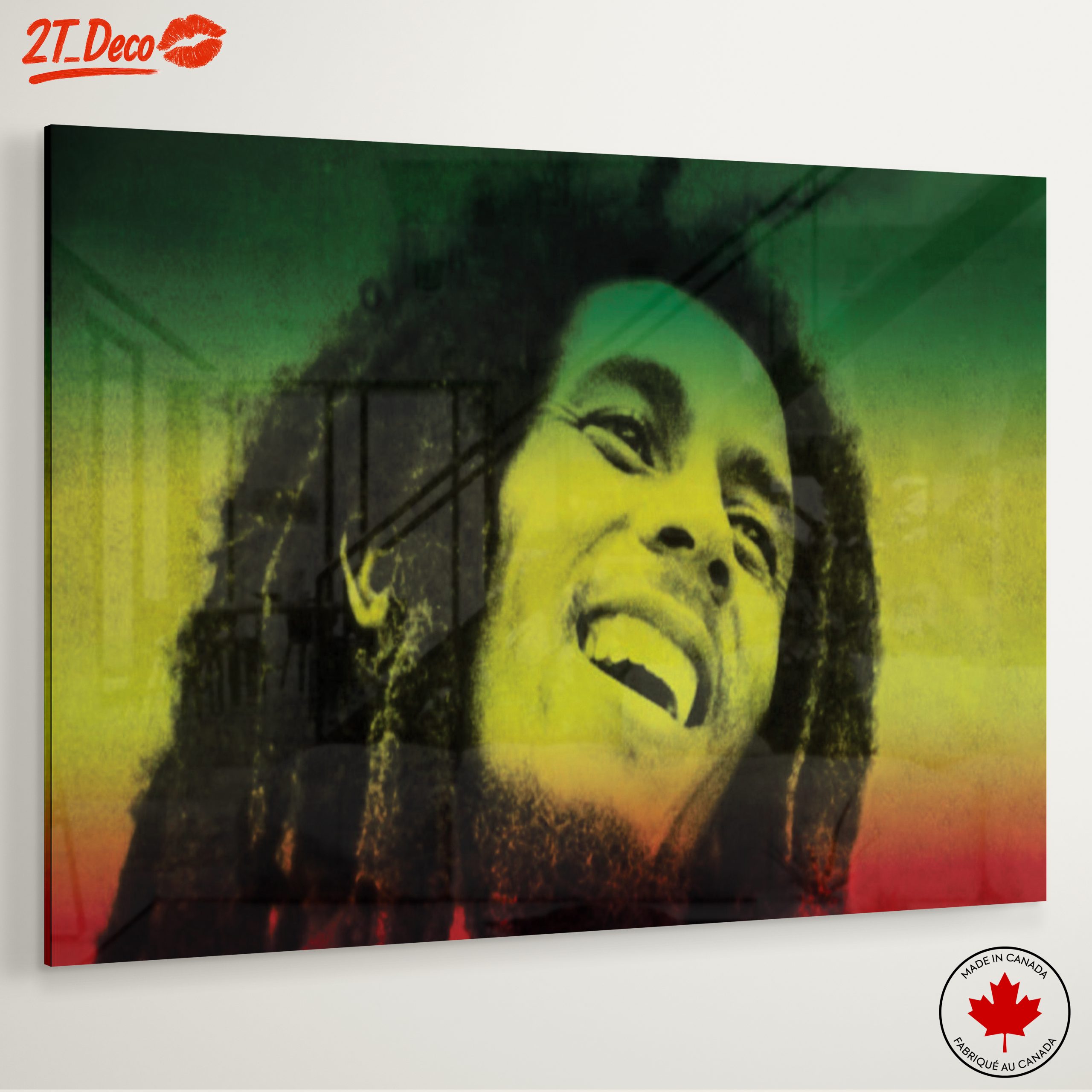 Vibrant Bob Marley Music Art - Image 6