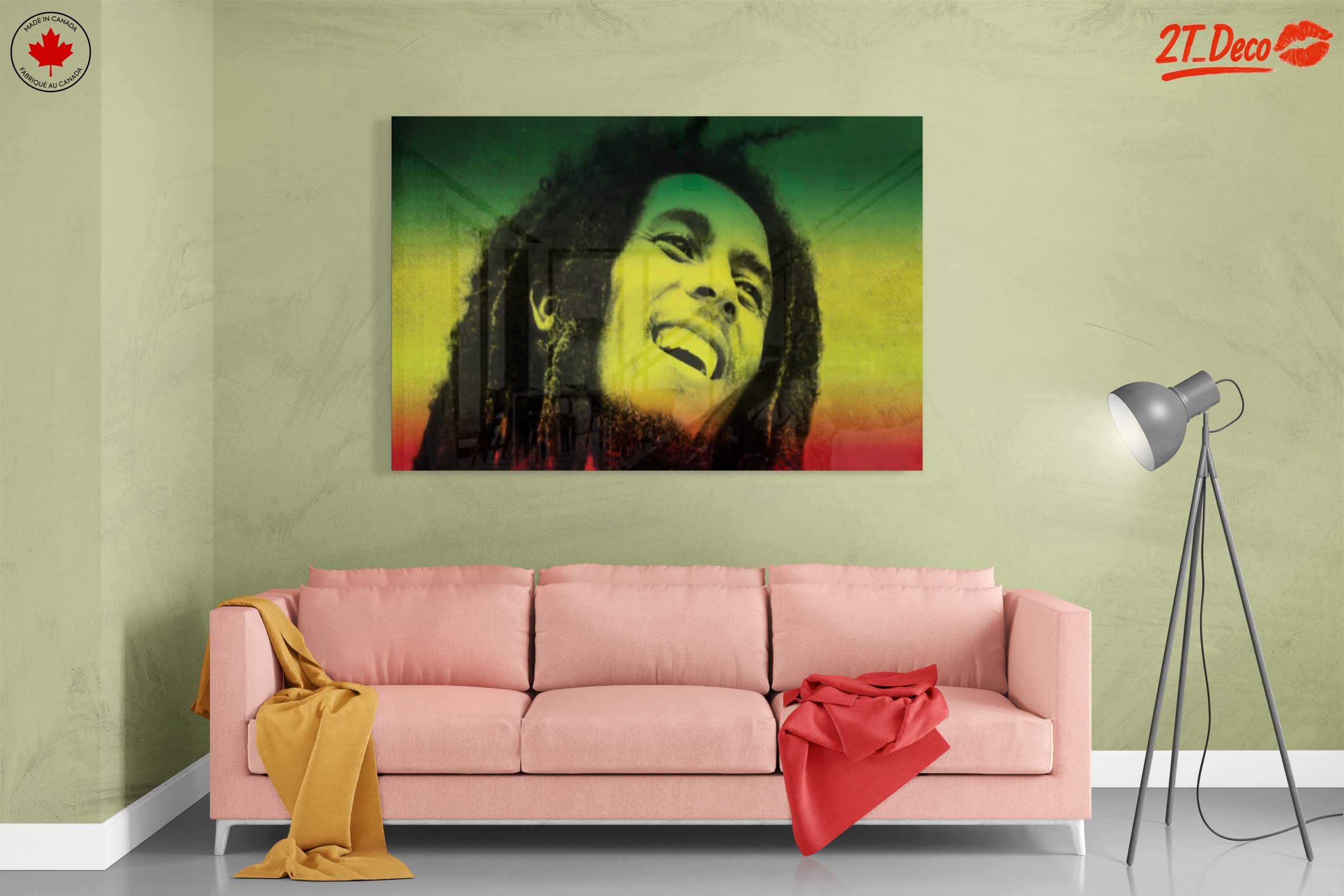 Vibrant Bob Marley Music Art - Image 7