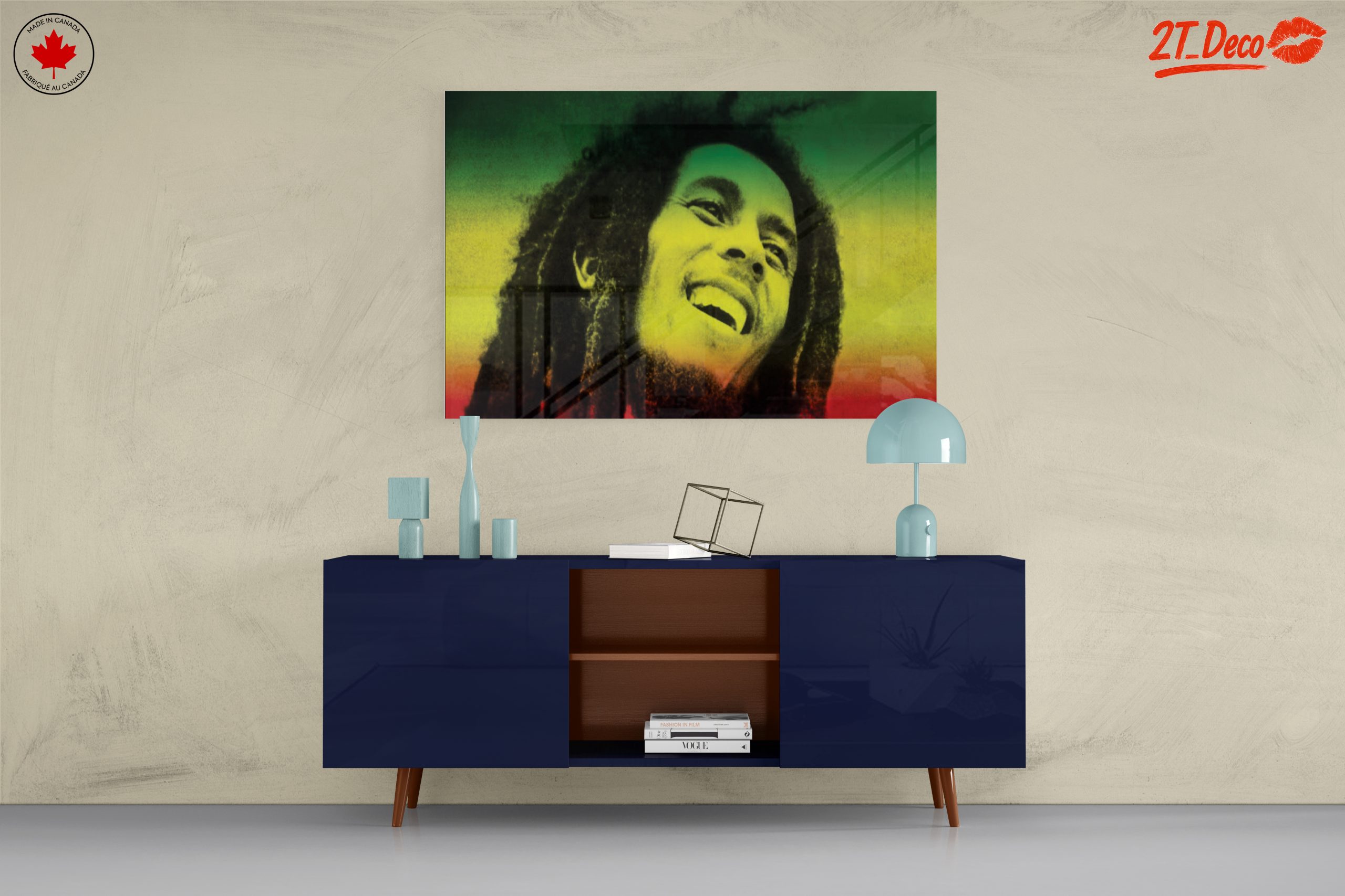 Vibrant Bob Marley Music Art - Image 8