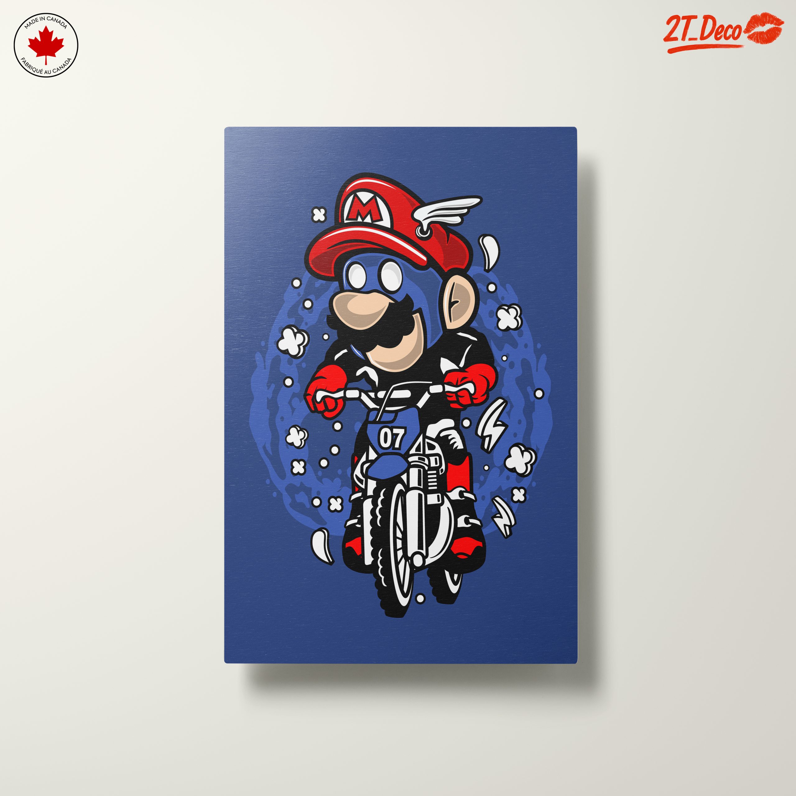 Cartoon Character Riding Motorcycle Art - Image 10