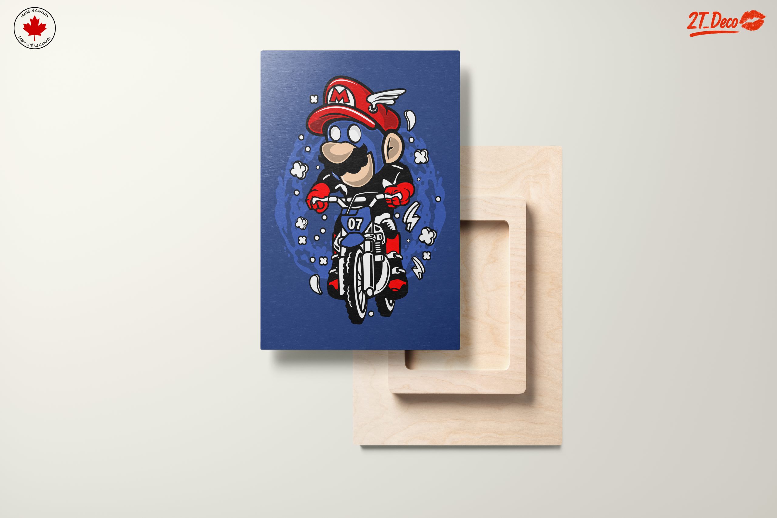 Cartoon Character Riding Motorcycle Art - Image 11