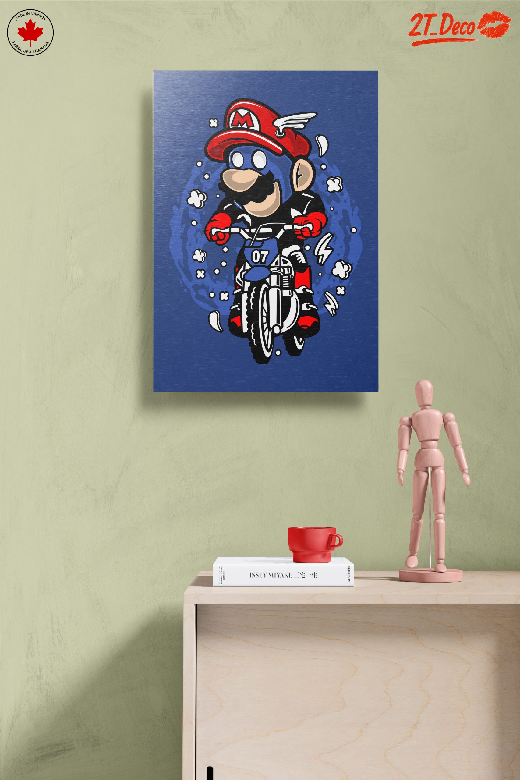 Cartoon Character Riding Motorcycle Art - Image 14
