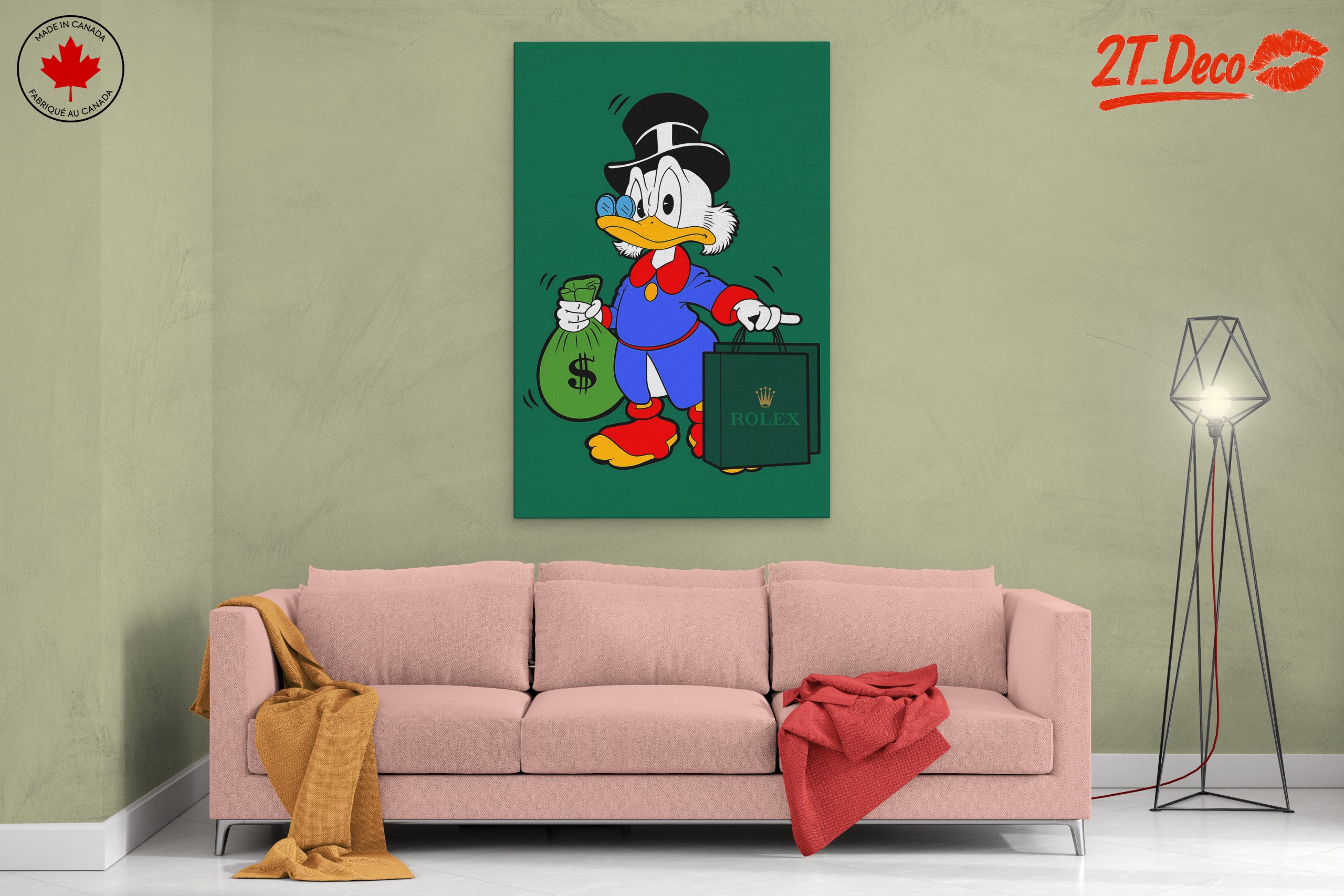 Scrooge McDuck Holding Money Bags - Image 2