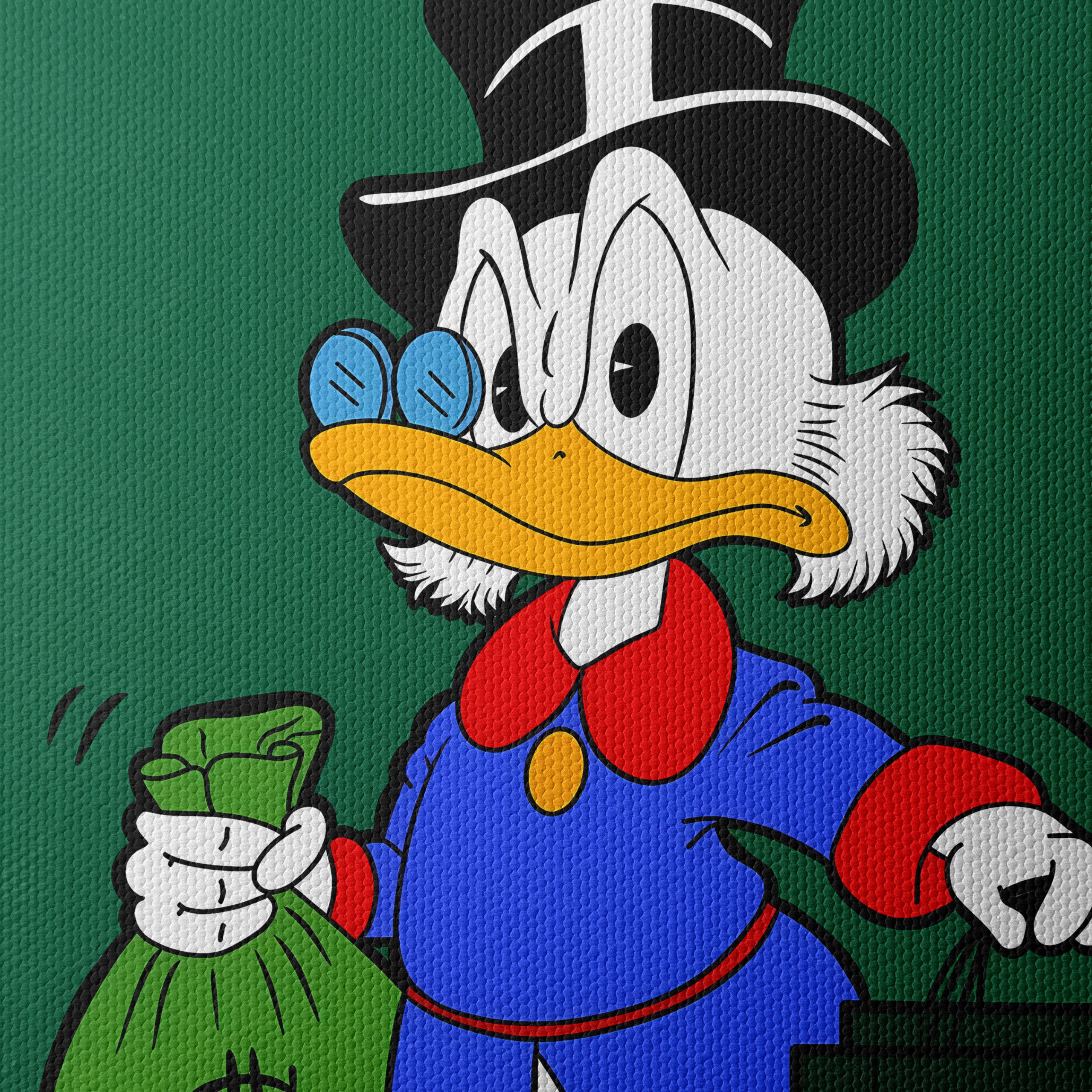 Scrooge McDuck Holding Money Bags - Image 4