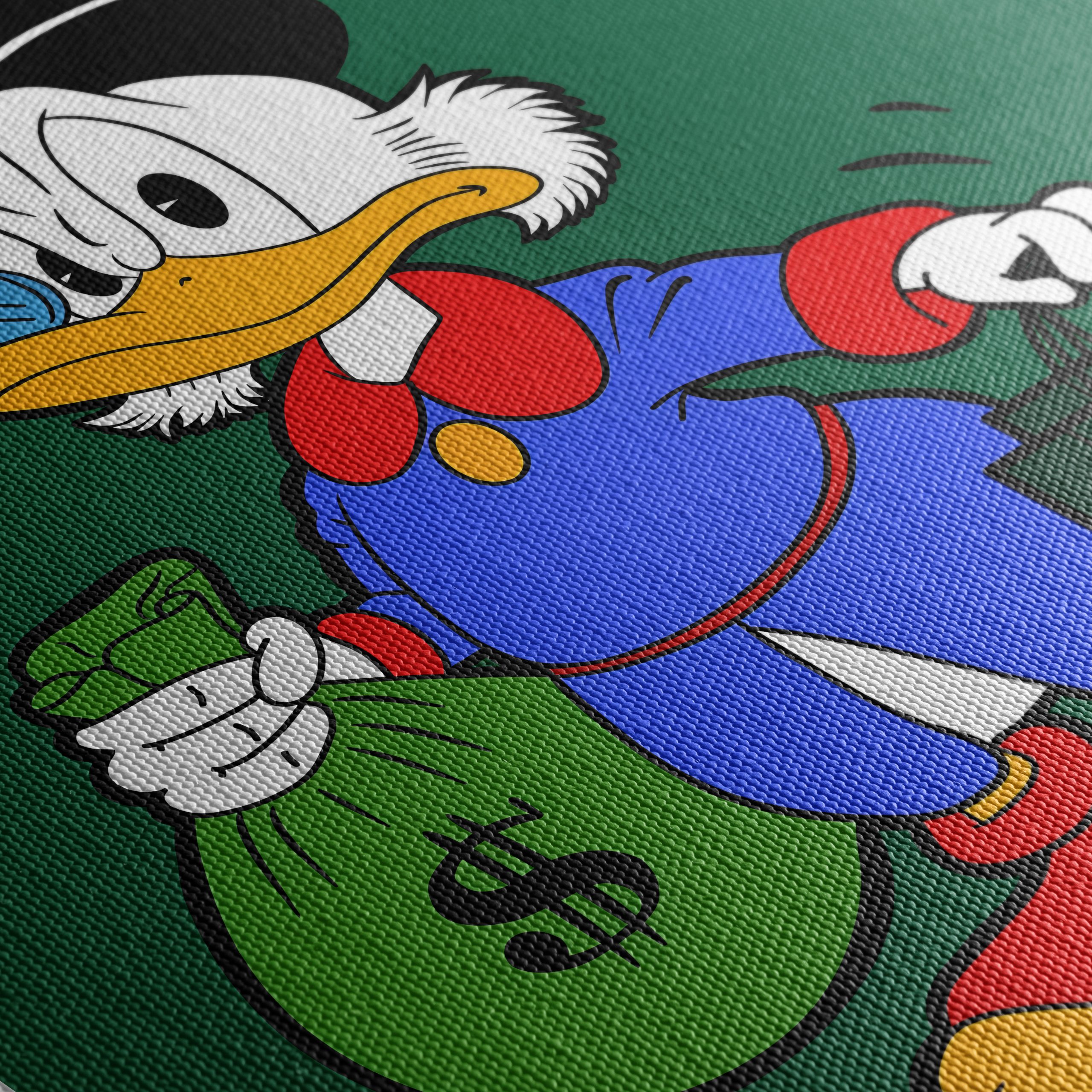 Scrooge McDuck Holding Money Bags - Image 5