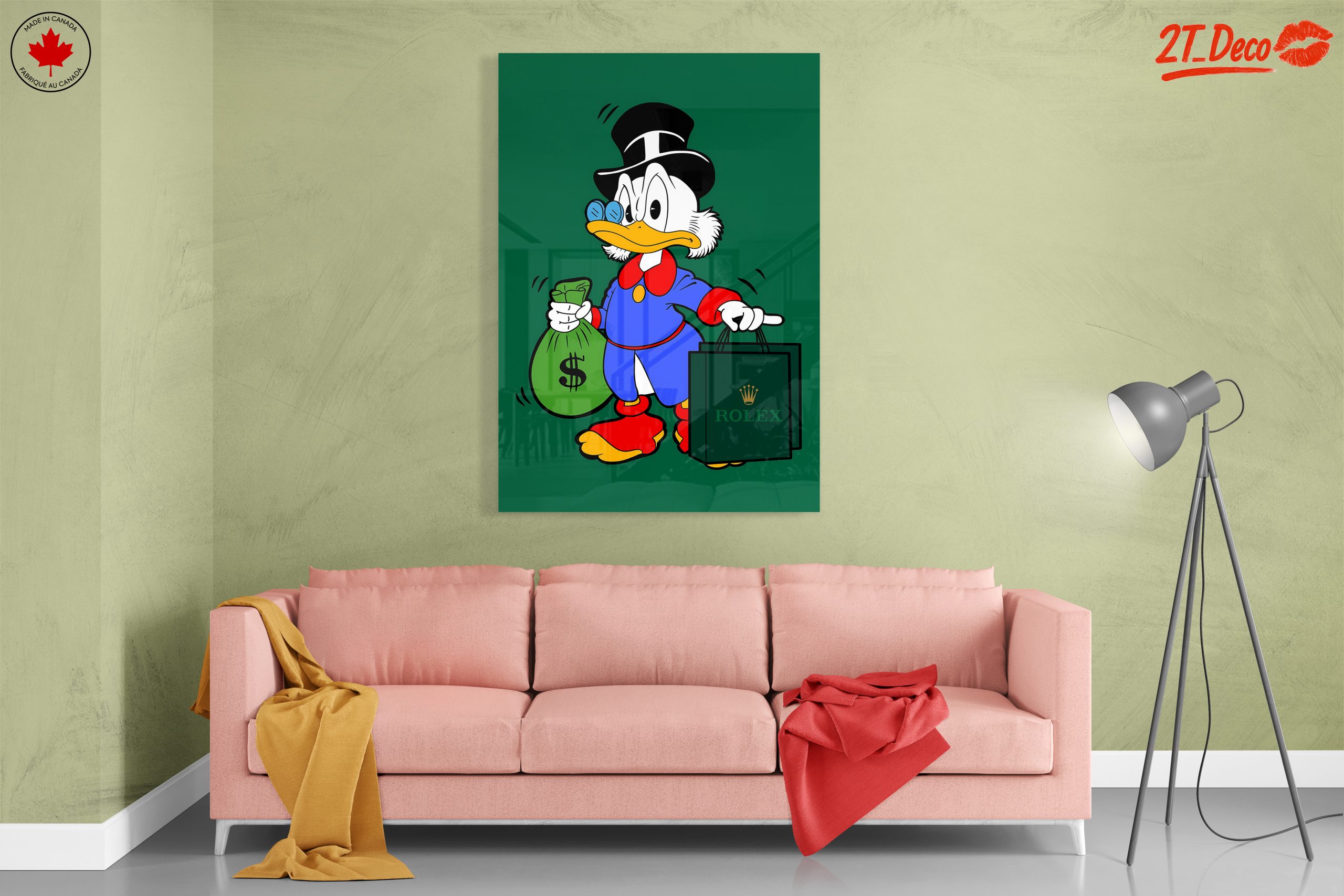 Scrooge McDuck Holding Money Bags - Image 7
