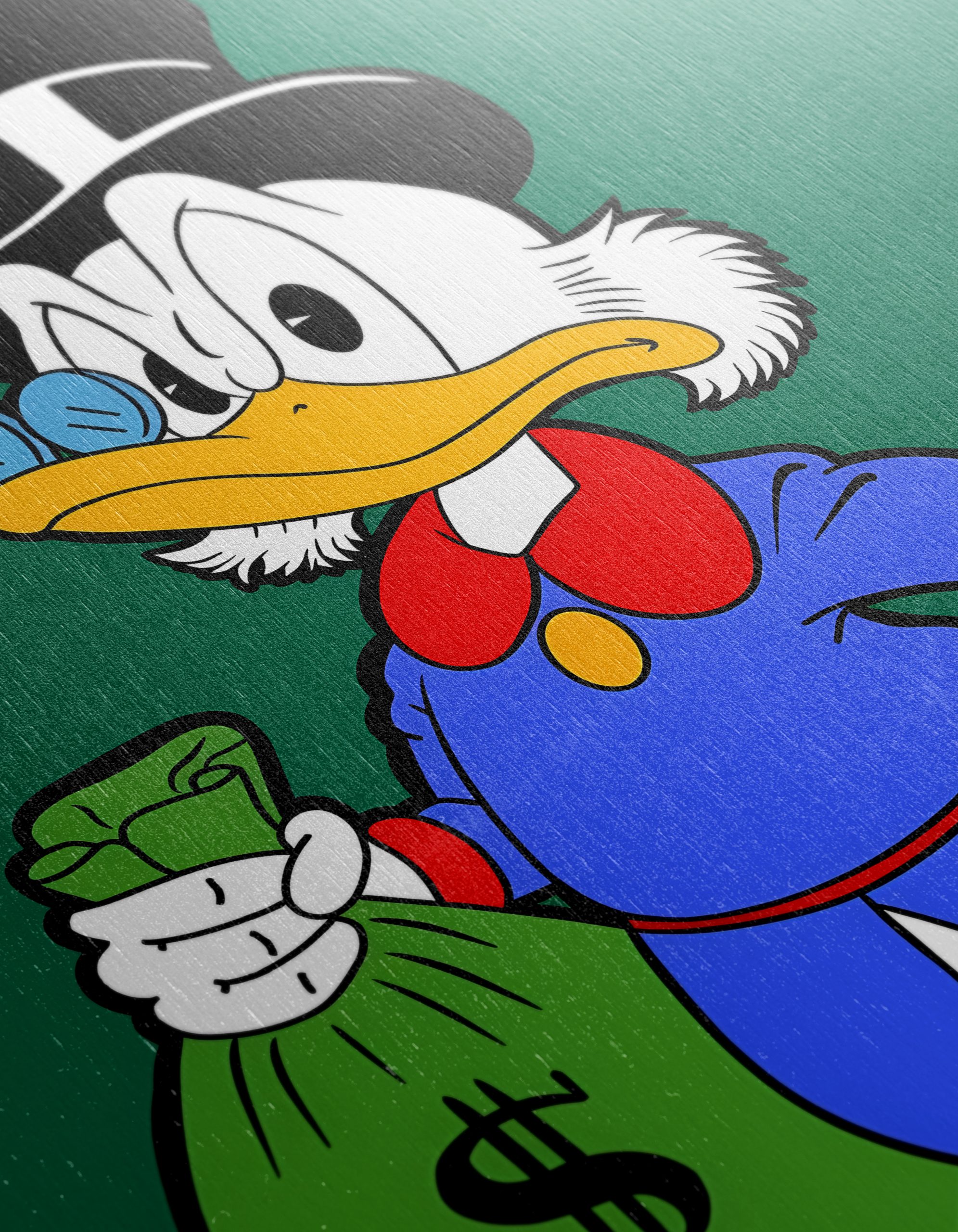 Scrooge McDuck Holding Money Bags - Image 12