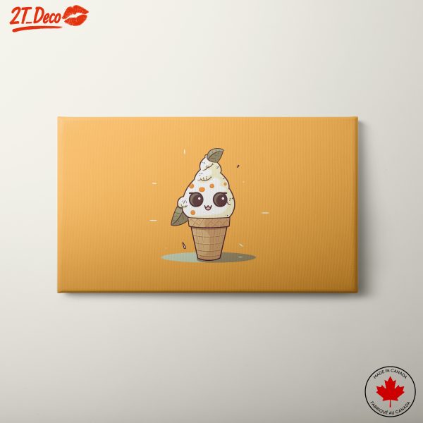 Cute Ice Cream Cone Dessert Art