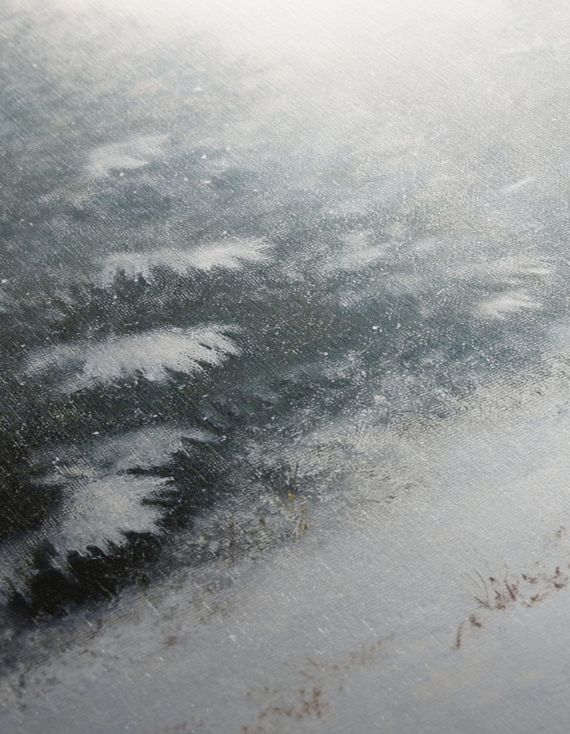 Serene Winter Wildlife Art Featuring Rabbit - Image 12