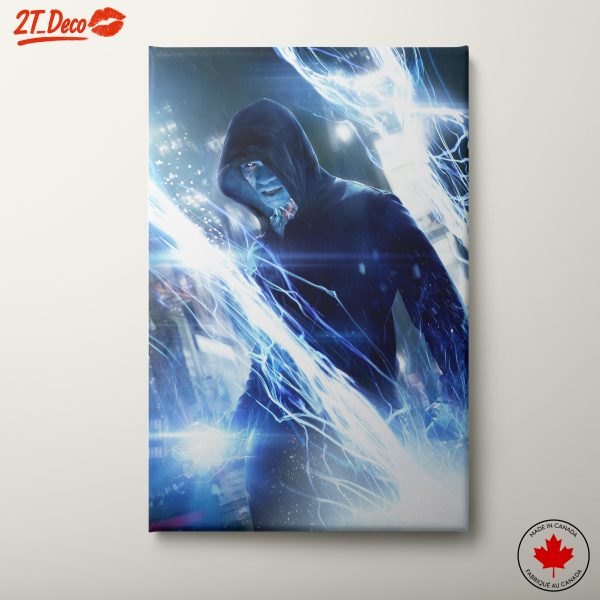 Epic Flash Character Art with Electric Effects