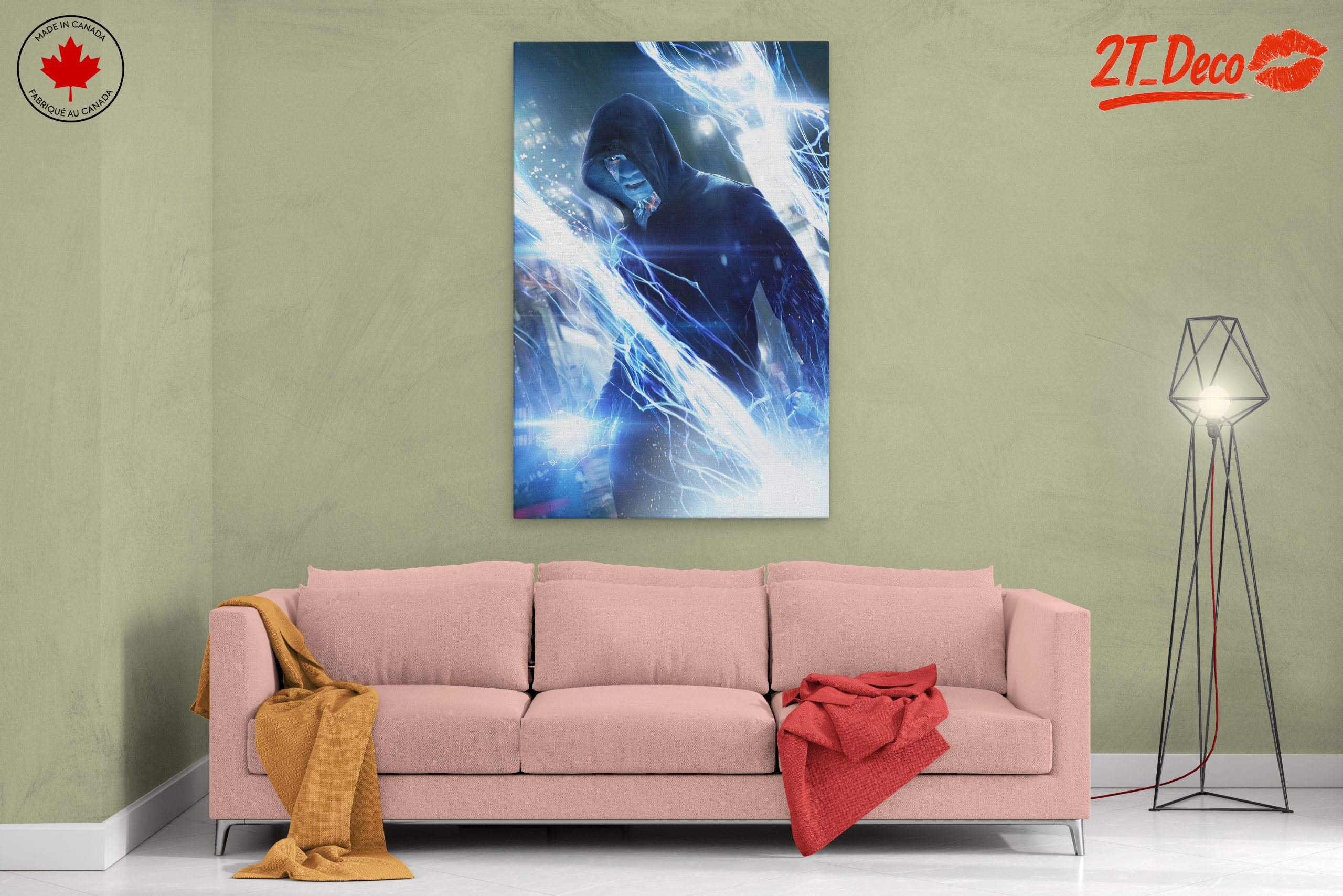 Epic Flash Character Art with Electric Effects - Image 2