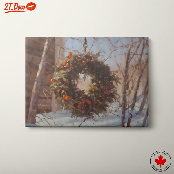Winter Christmas Wreath Decor
