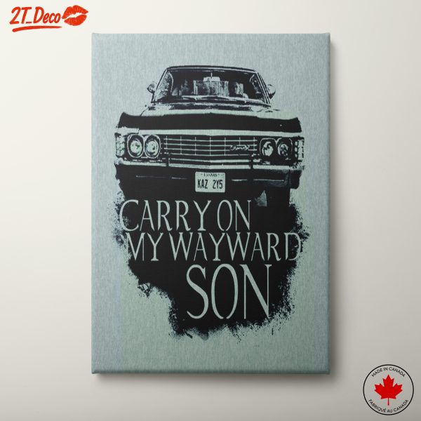 Classic Car Art Carry On My Wayward Son