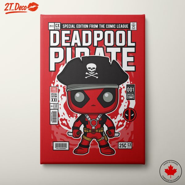 Deadpool Pirate Comic Art Print