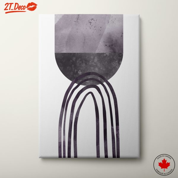 Geometric Abstract Art in Soft Tones