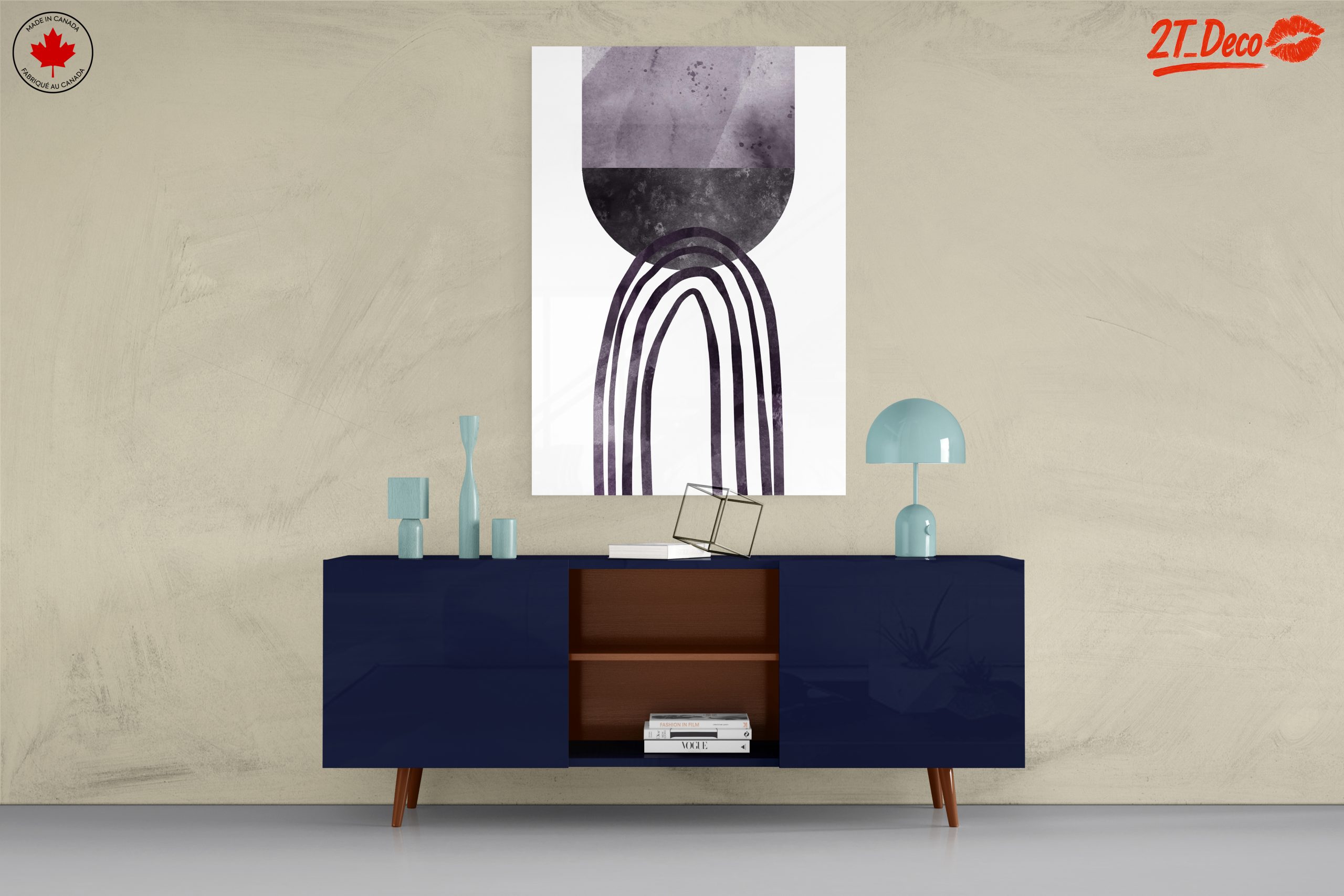 Geometric Abstract Art in Soft Tones - Image 8