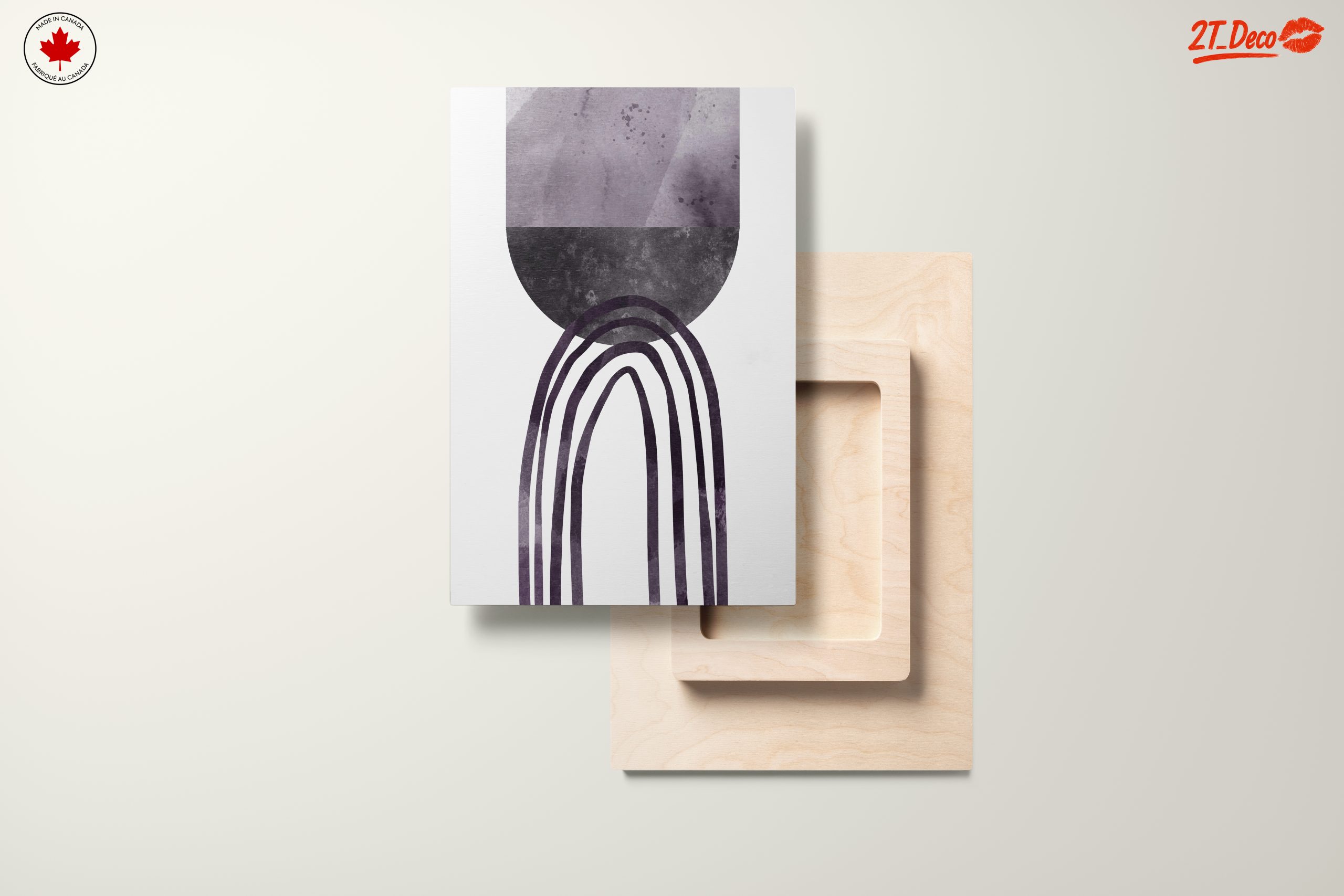 Geometric Abstract Art in Soft Tones - Image 11