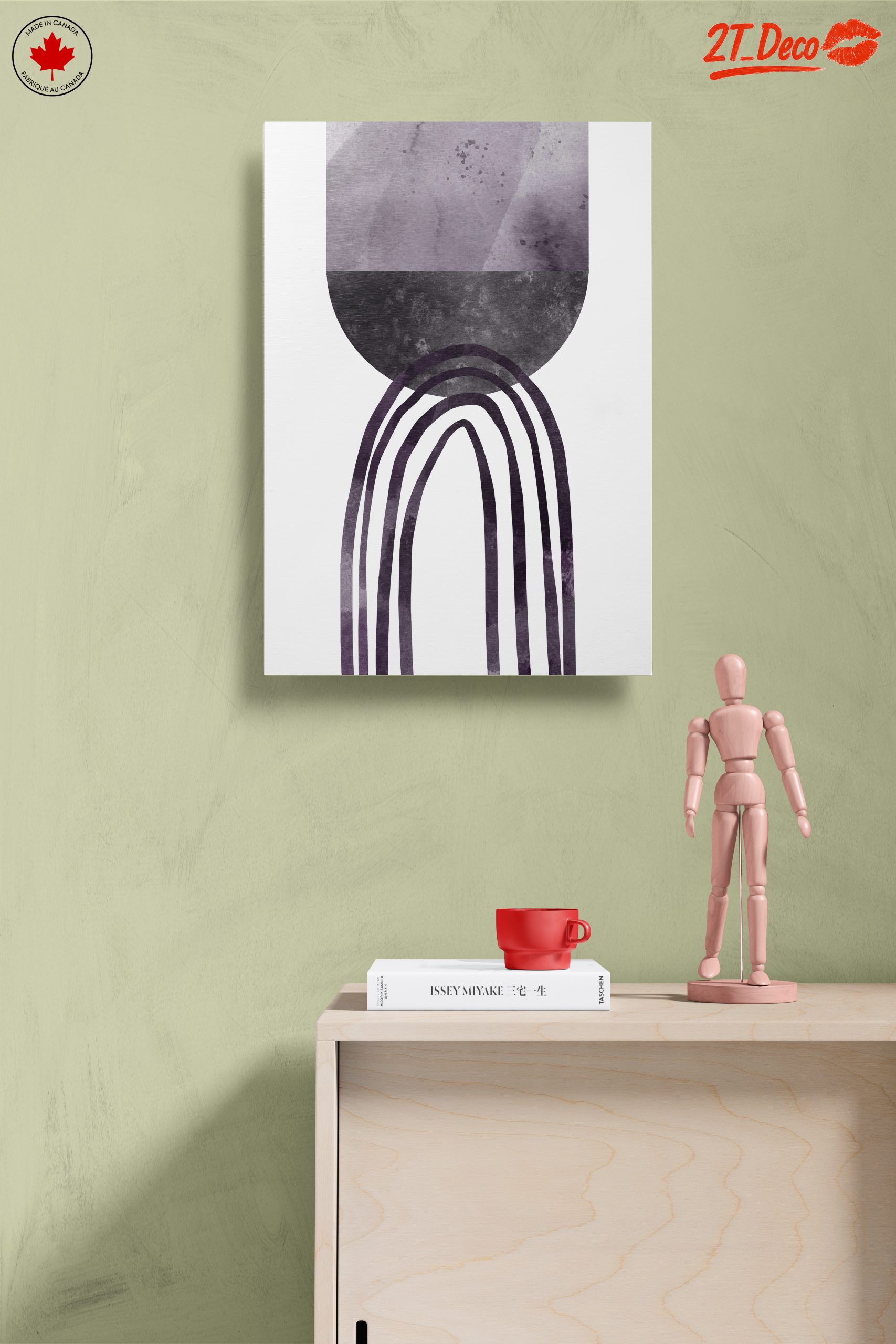 Geometric Abstract Art in Soft Tones - Image 14