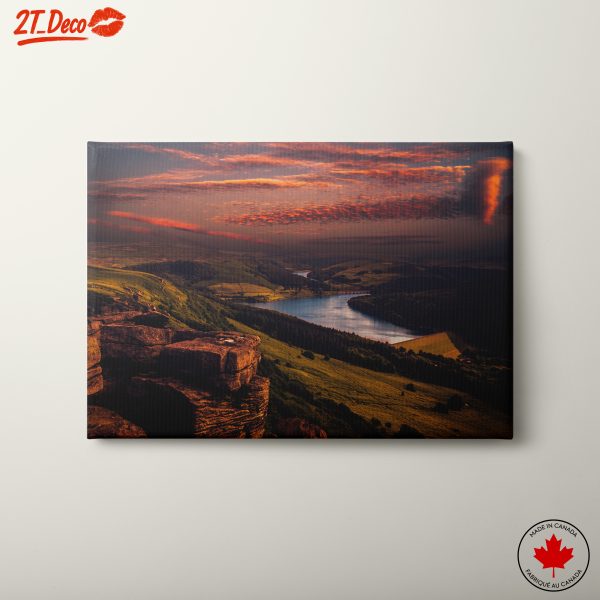 Serene Nature Landscape at Sunset 2