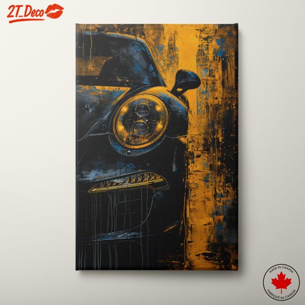 Stylized Classic Car Art