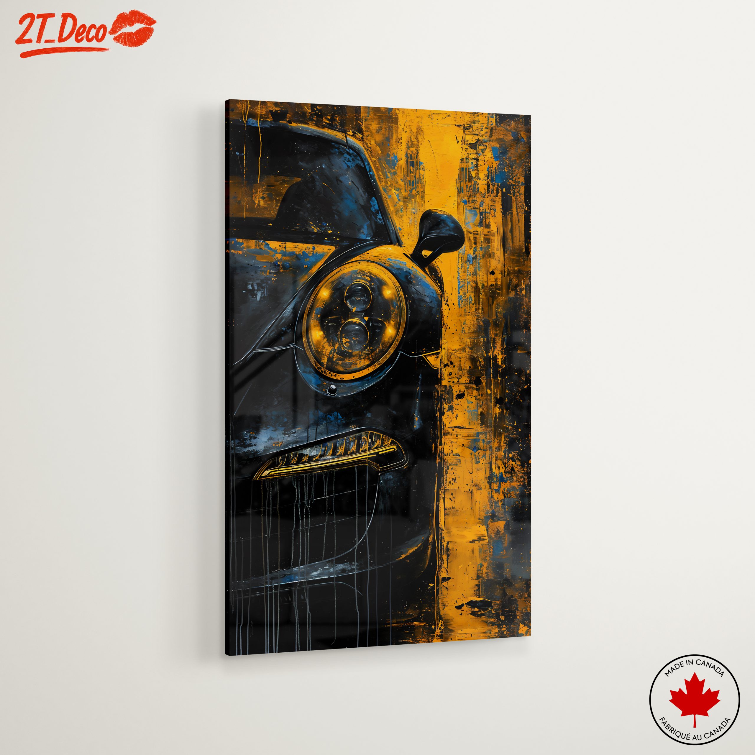 Stylized Classic Car Art - Image 6