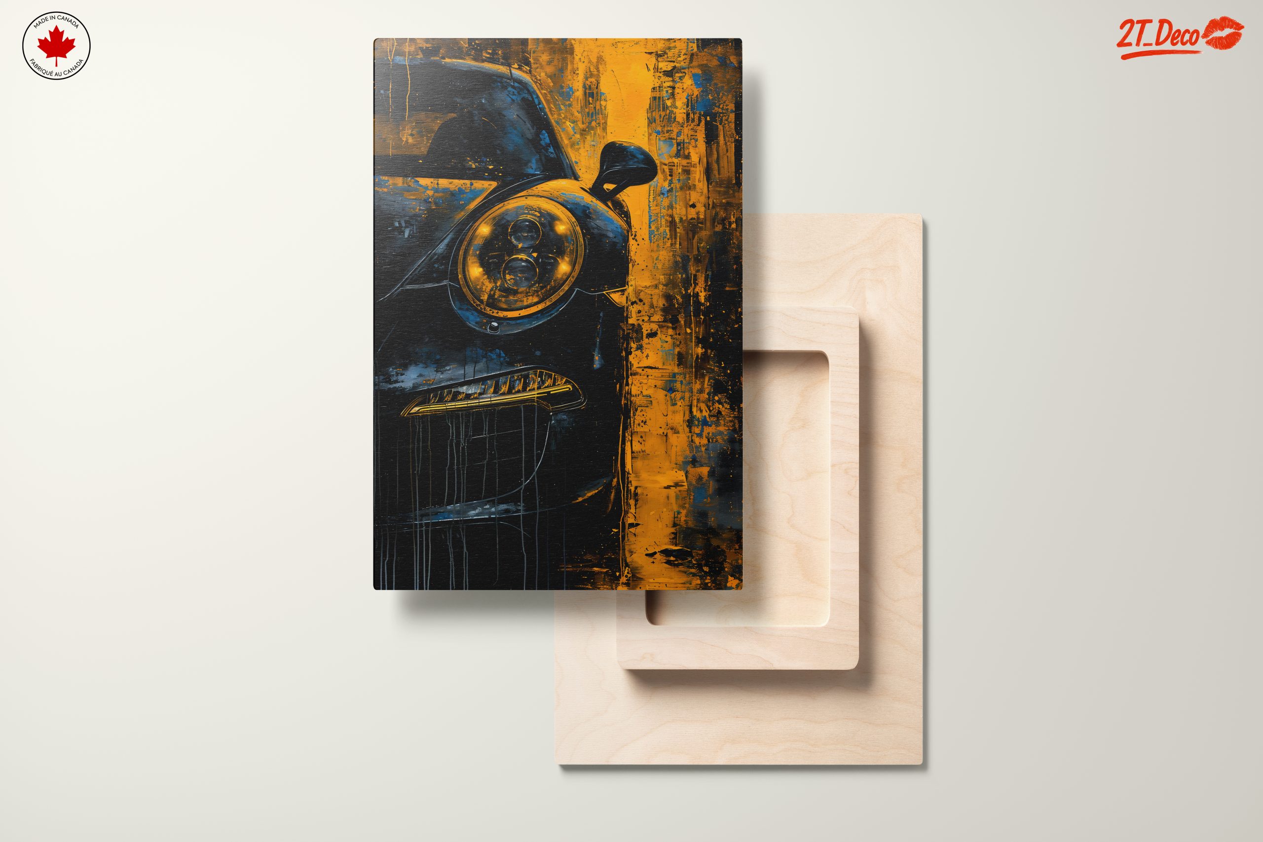Stylized Classic Car Art - Image 11