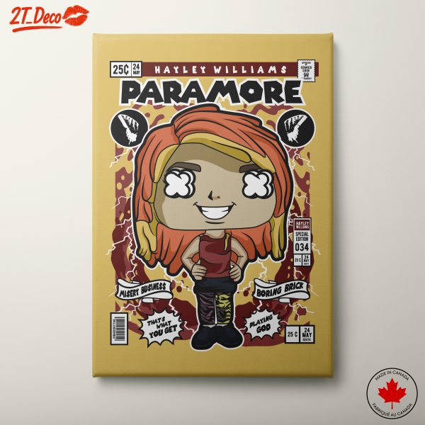 Hayley Williams Paramore Artistic Illustration