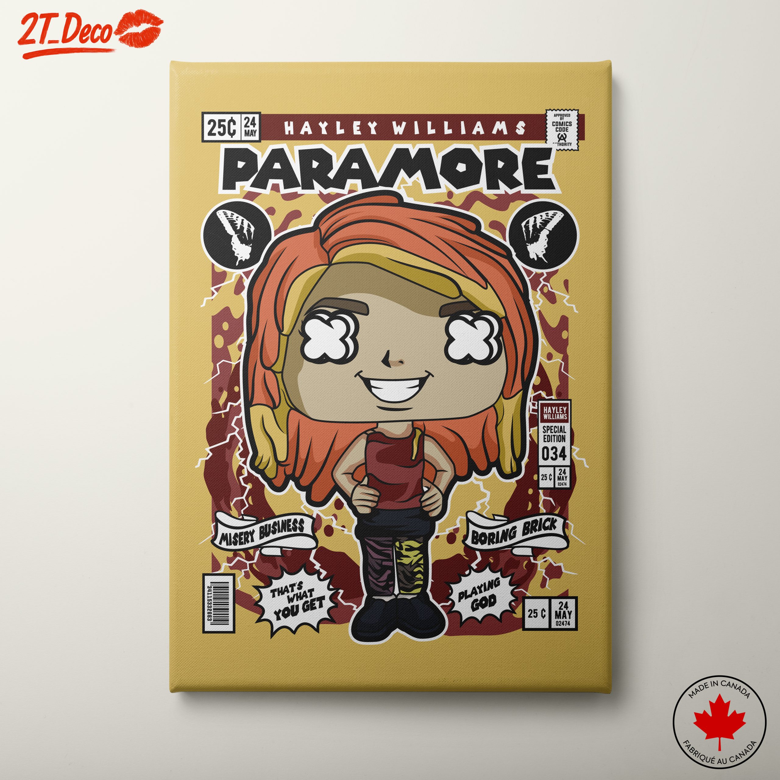 Hayley Williams Paramore Artistic Illustration