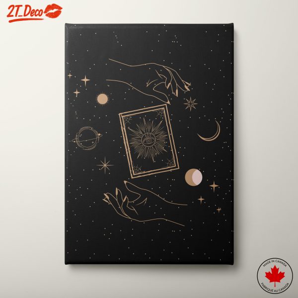 Celestial Hand With Tarot Card Art