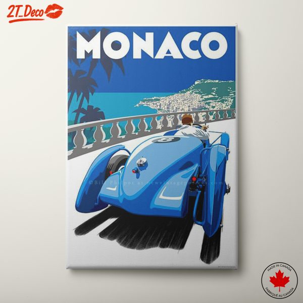 Vintage Racing Car in Monaco