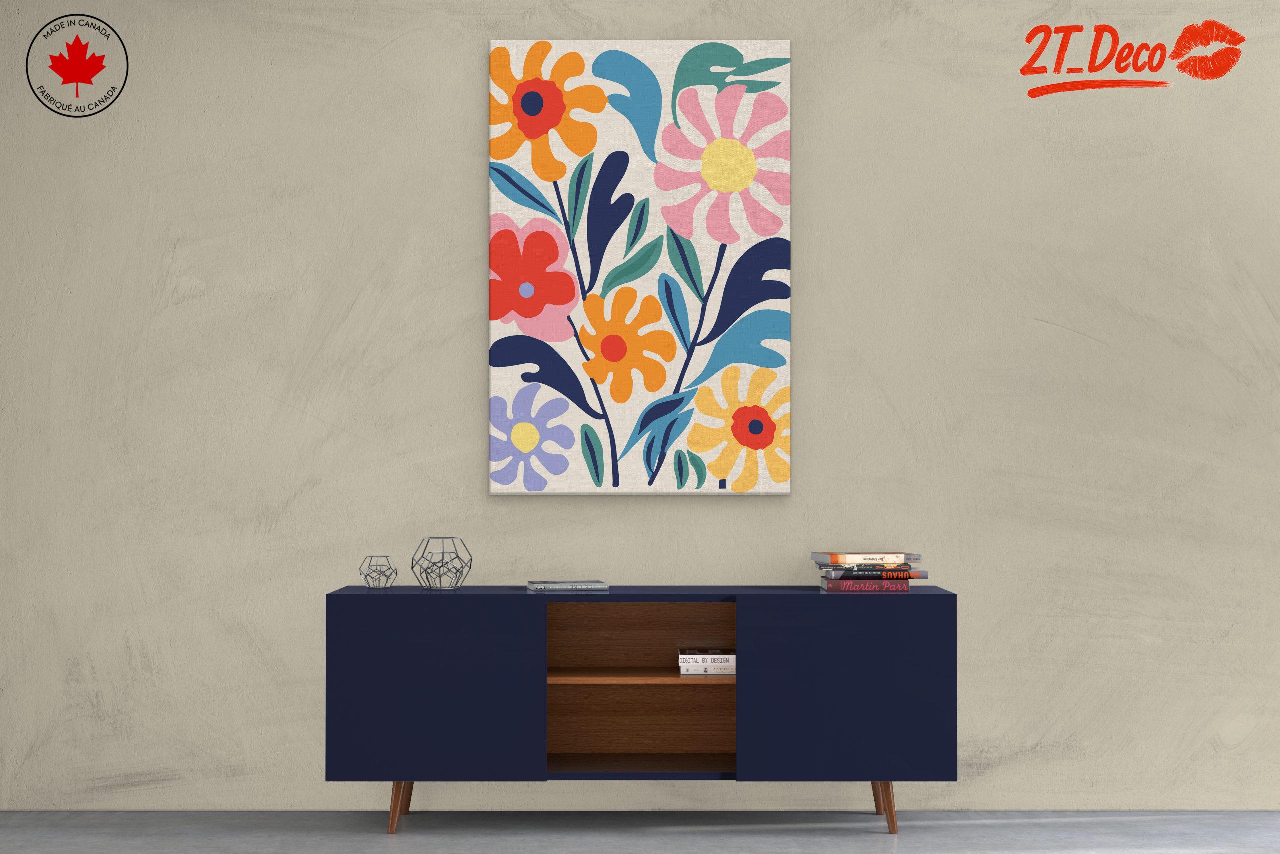 Colorful Floral Abstract Art 2 - Image 3