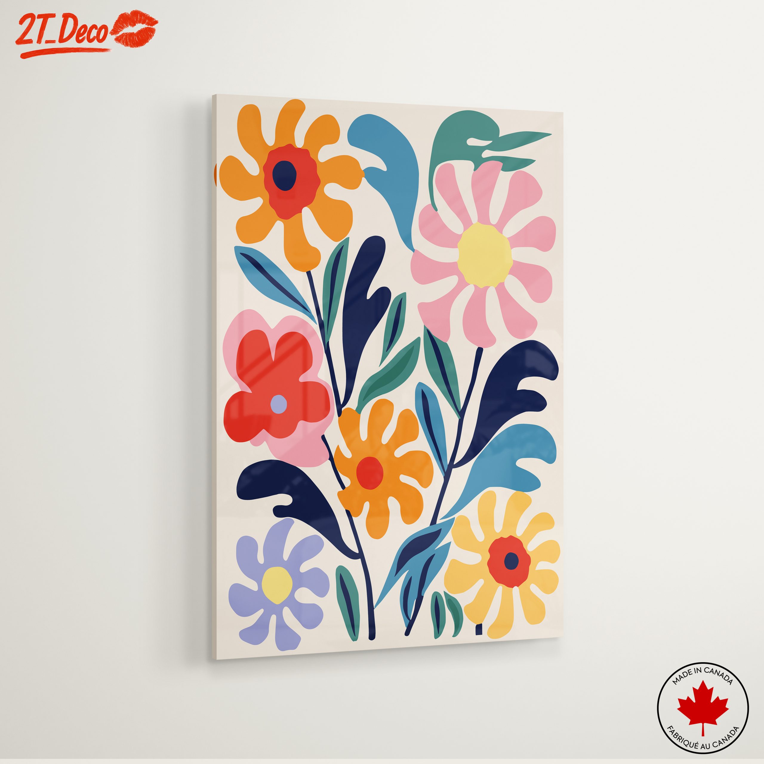 Colorful Floral Abstract Art 2 - Image 6