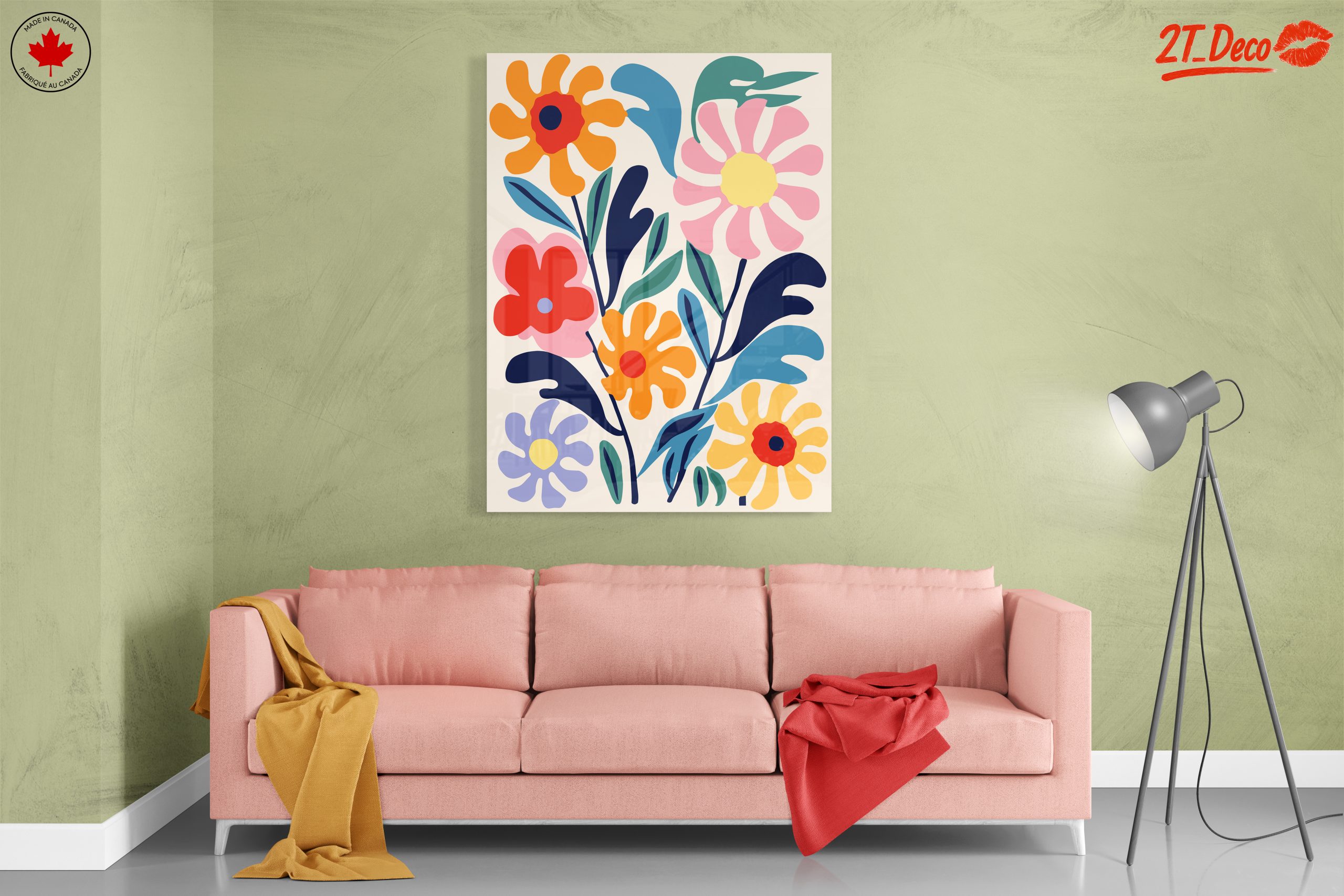 Colorful Floral Abstract Art 2 - Image 7