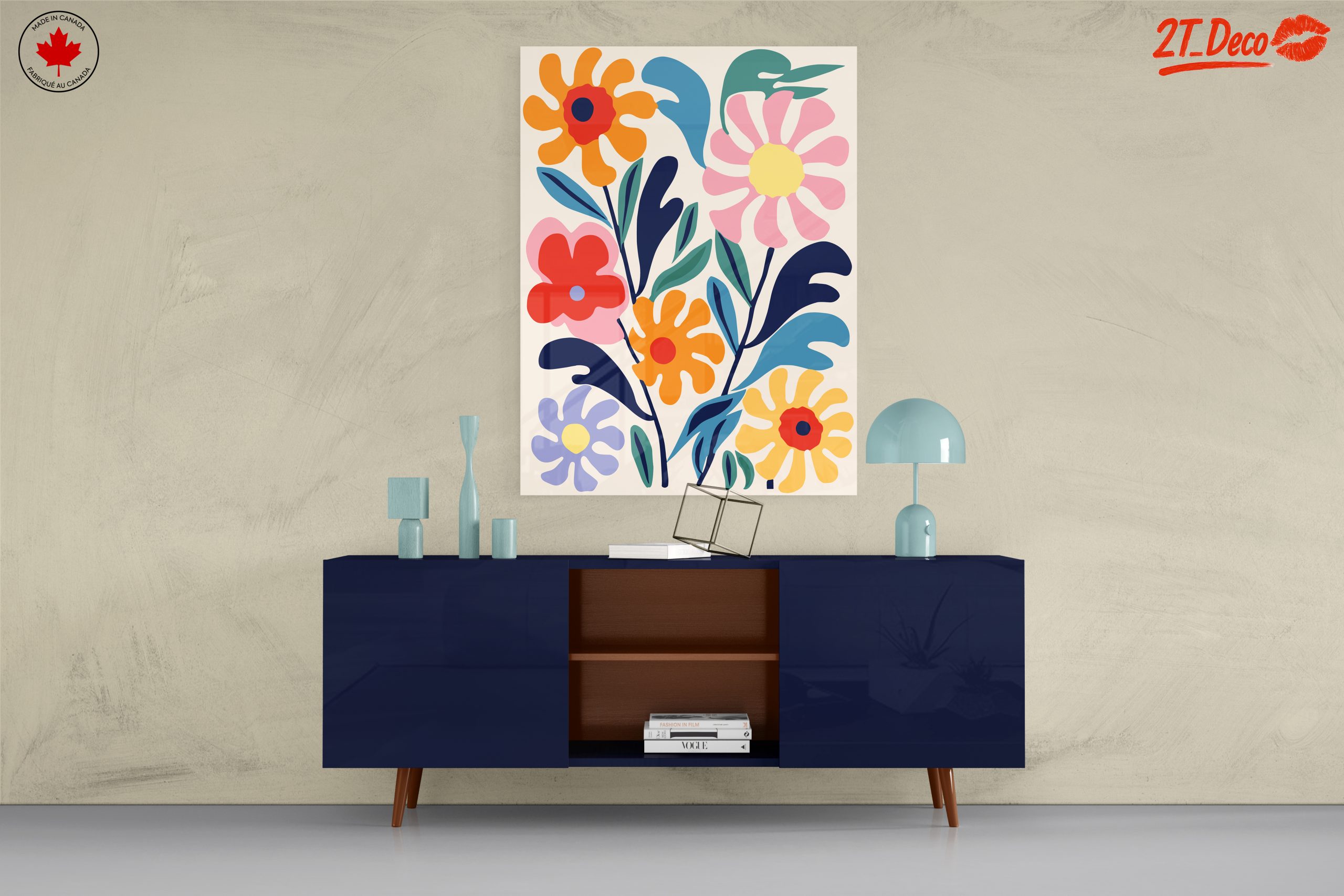 Colorful Floral Abstract Art 2 - Image 8