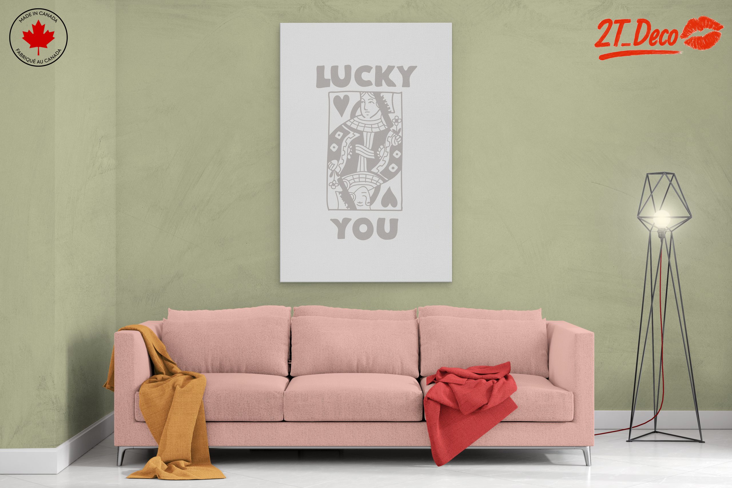 Stylish Playing Card Art Featuring Queen - Image 2