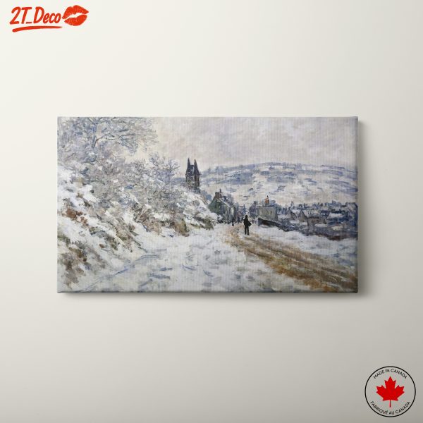 Winter Landscape with Snowy Trees and Path