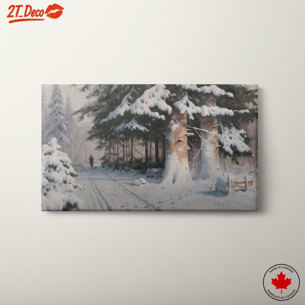 Serene Winter Landscape with Snow-Covered Trees 3