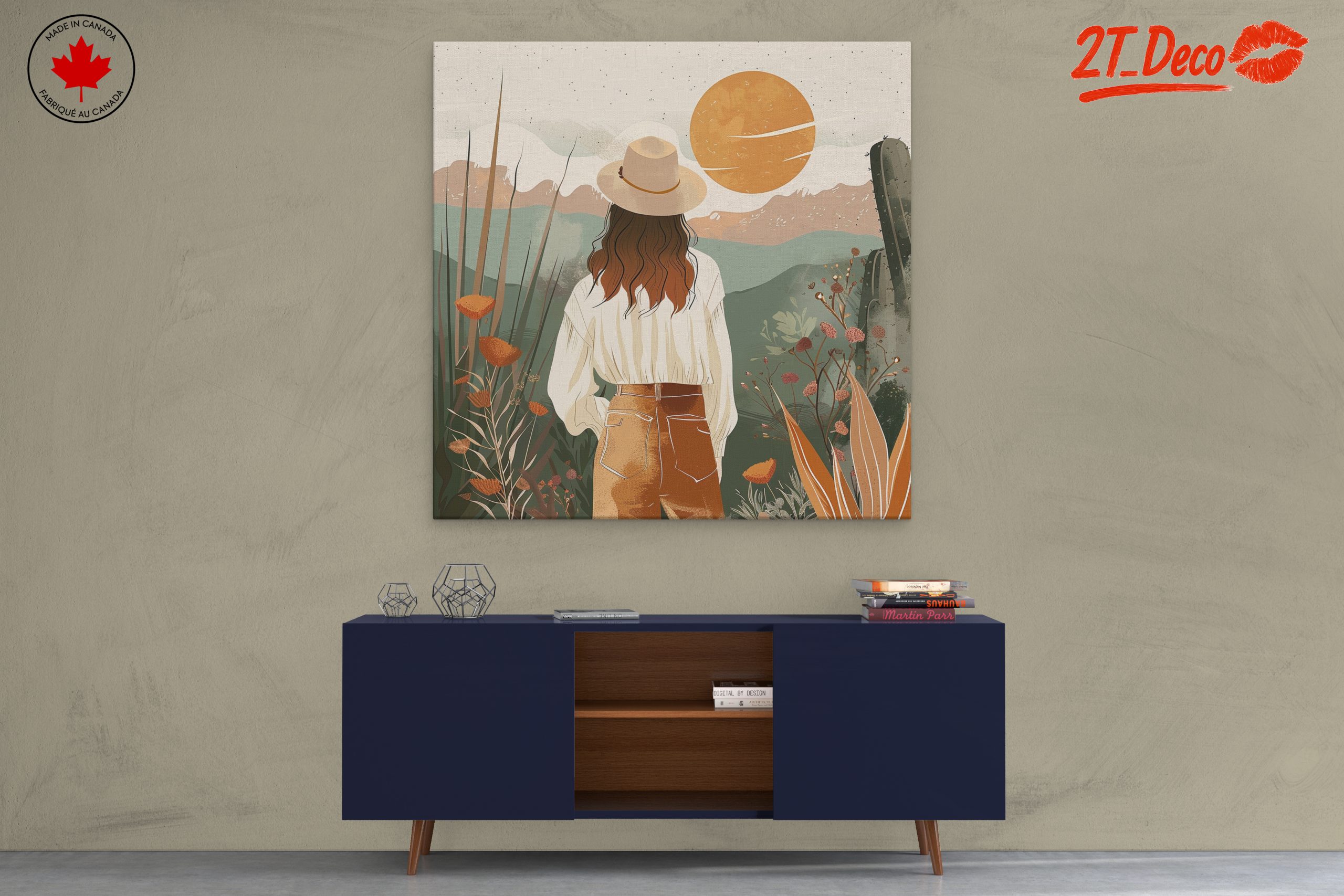 Bohemian Woman in Nature with Sunset - Image 3