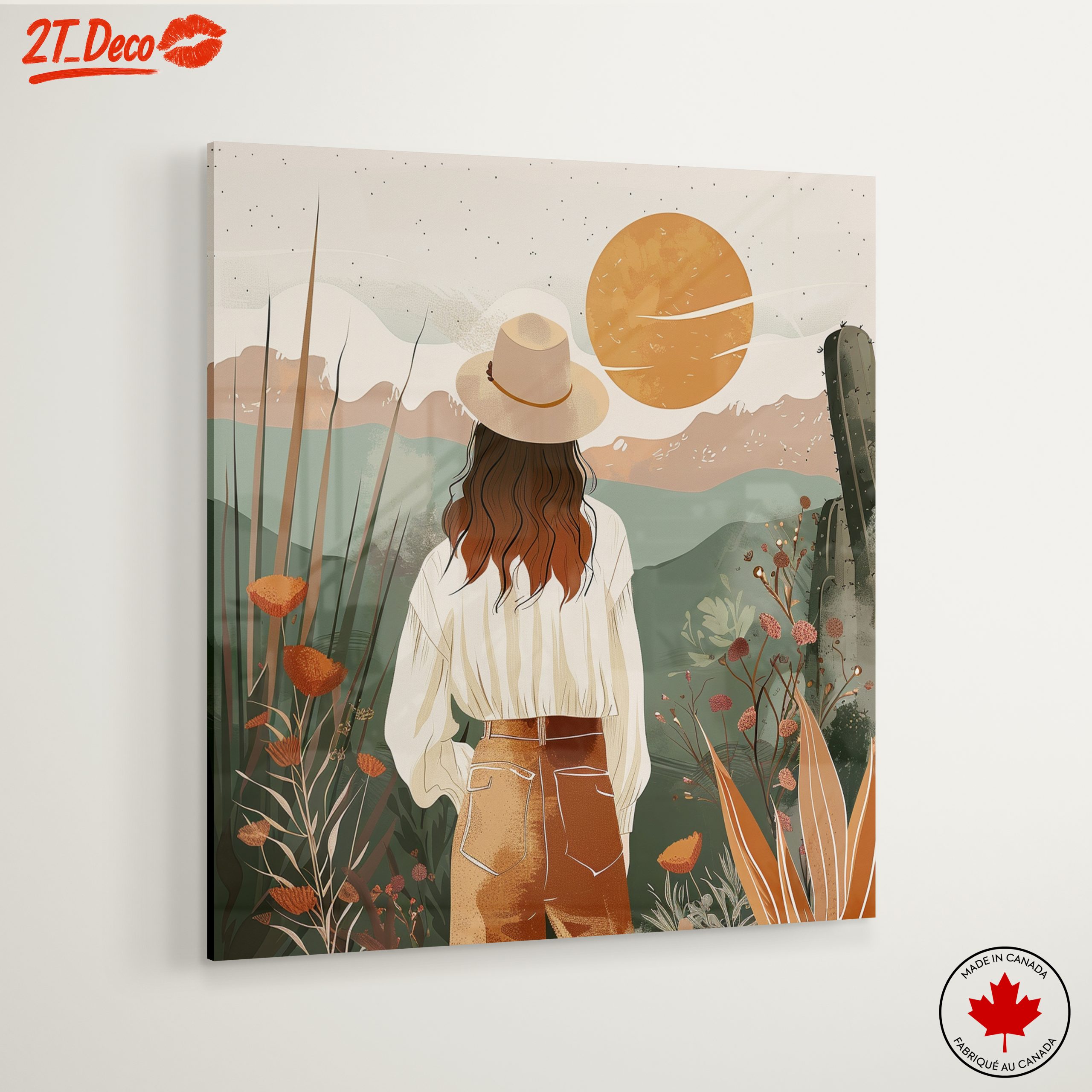 Bohemian Woman in Nature with Sunset - Image 6