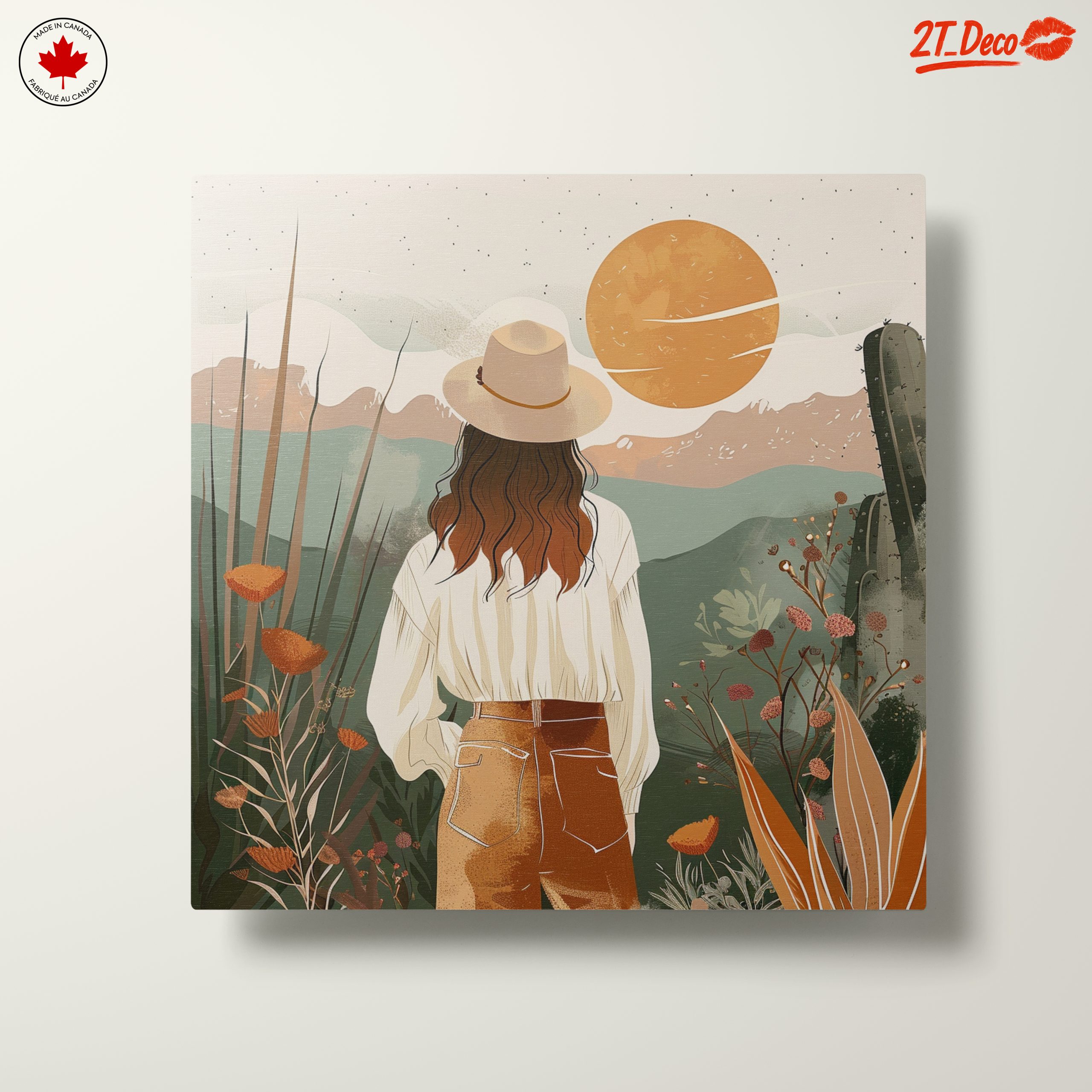 Bohemian Woman in Nature with Sunset - Image 10