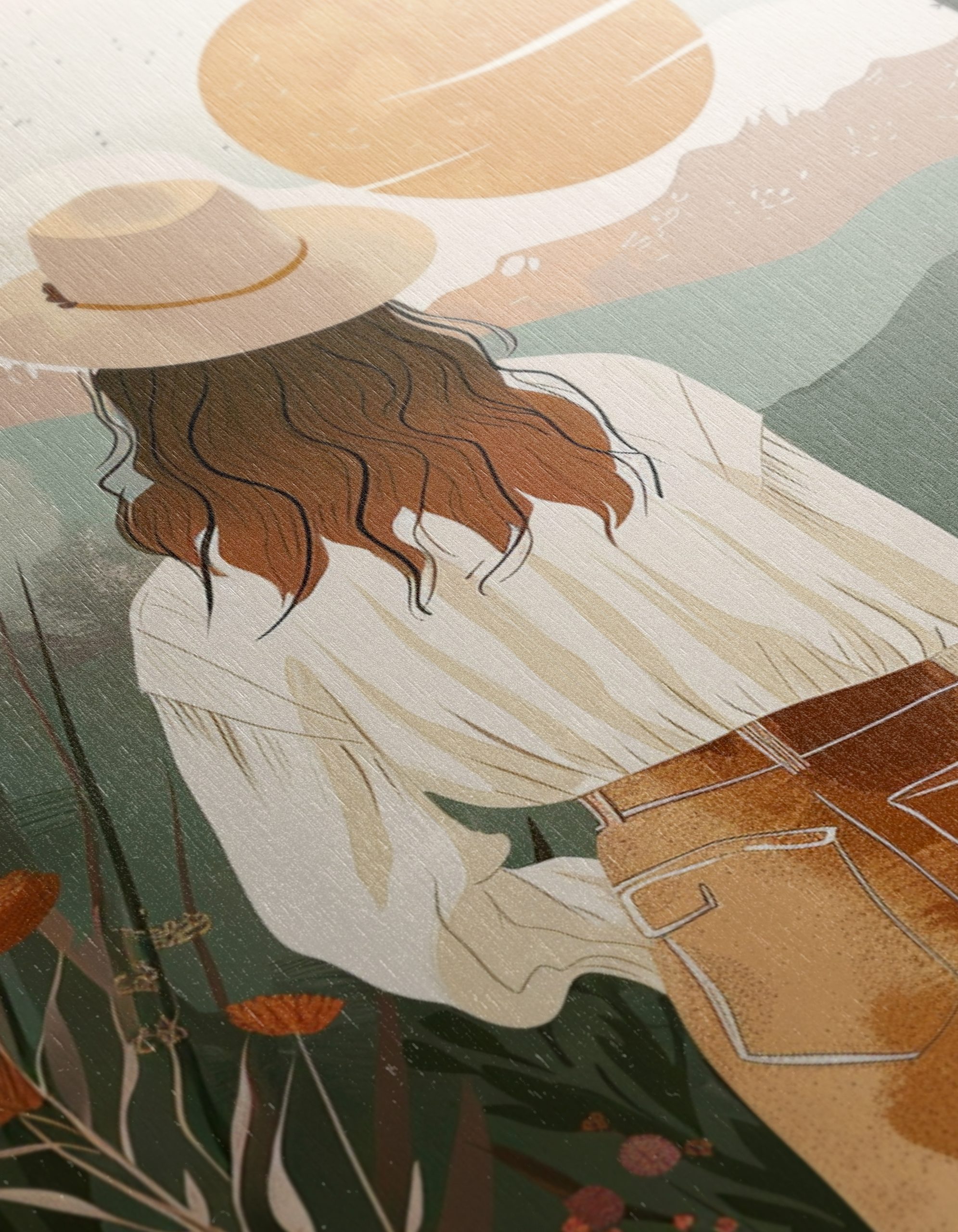 Bohemian Woman in Nature with Sunset - Image 12
