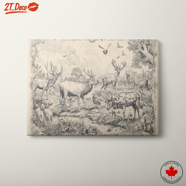 Detailed Artistic Animal Scene